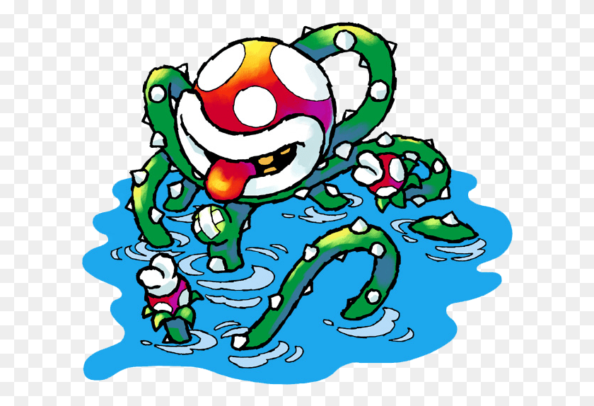 610x514 Piranha Plants Litter The First Couple Of Levels In, Outdoors, Nature Descargar Hd Png