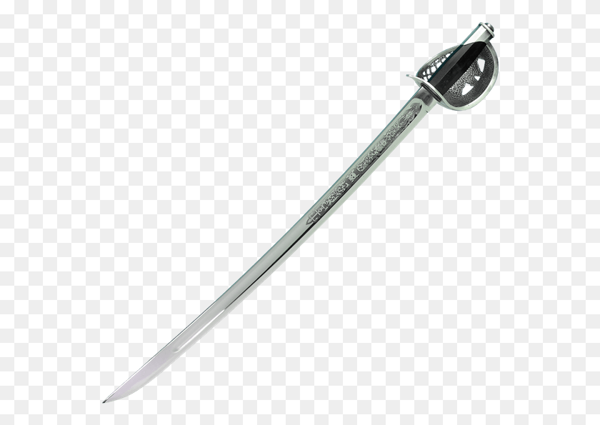 556x535 Pirate Boarding Sabre By Marto Sabre Transparent, Sword, Blade, Weapon HD PNG Download