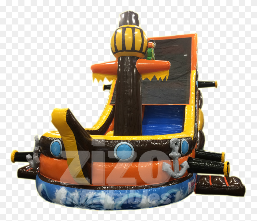 959x814 Pirate Boat Slide Dragon Boat, Inflatable, Vehicle, Transportation HD PNG Download