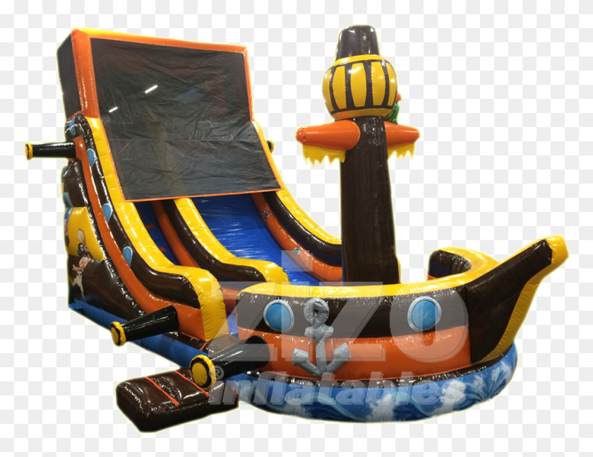 954x719 Pirate Boat Slide Toboggan, Inflatable, Indoor Play Area HD PNG Download