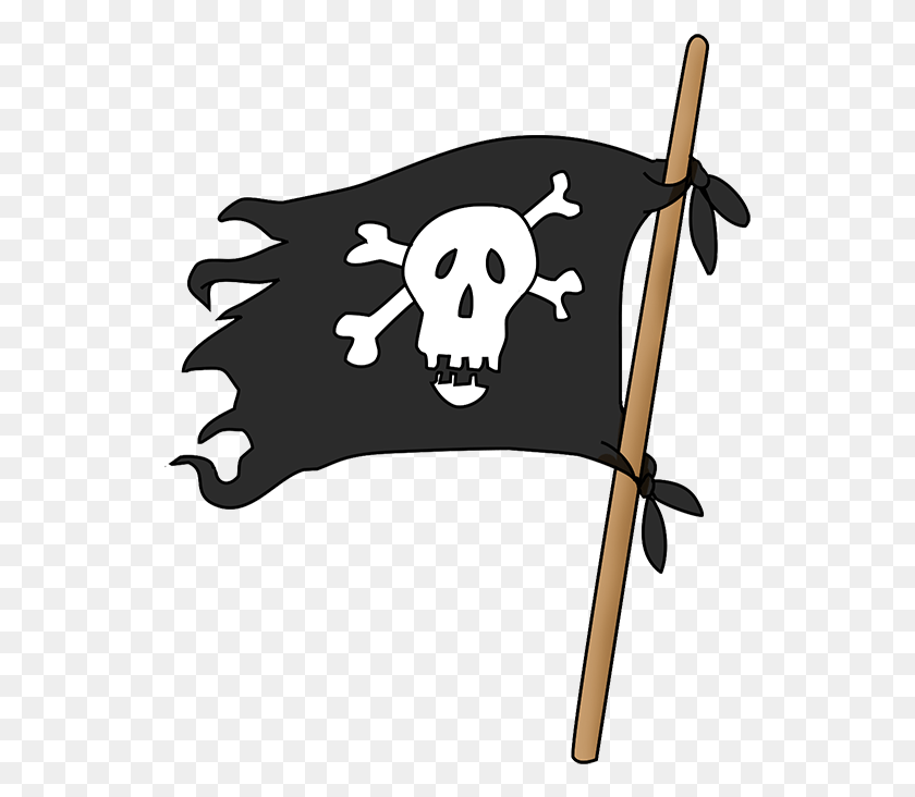 539x672 Png Пиратский Флаг, Пиратский Флаг, Оружие, Вооружение, Копье Png Скачать