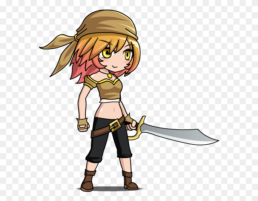 589x596 Pirate Jessie Cartoon, Person, Human, Weapon HD PNG Download