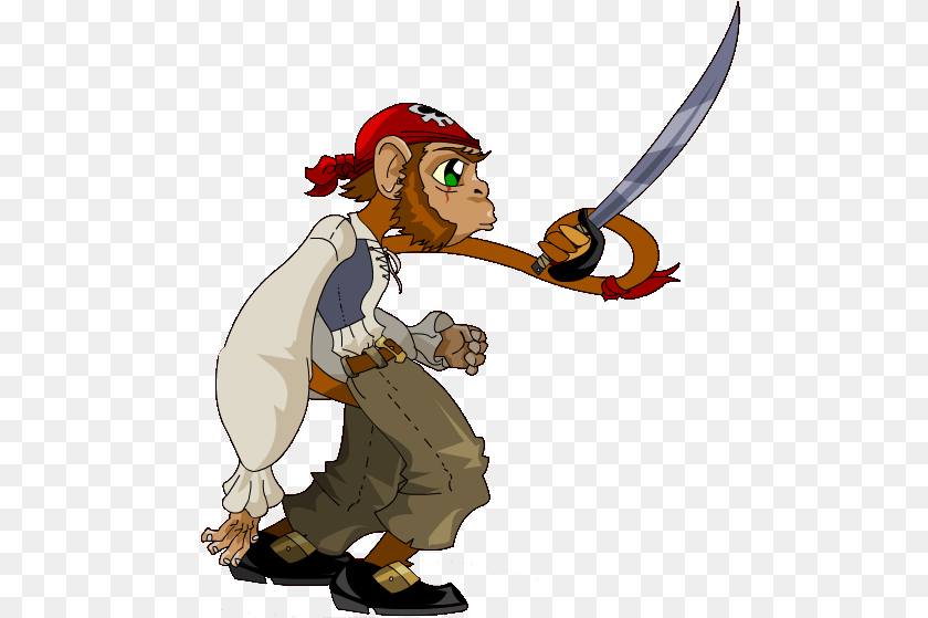 Pirate Monkey, Baseball Cap, Cap, Clothing, Person PNG