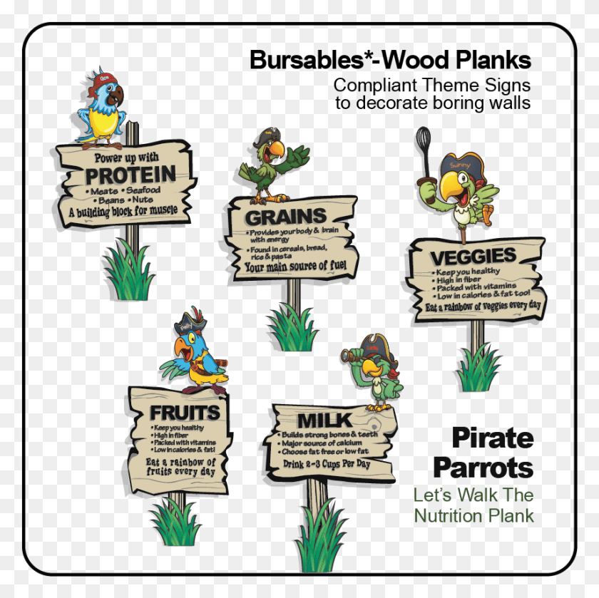 856x856 Pirate Parrot Bursables Amp Roc Stars Cartoon, Text, Tree, Plant HD PNG Download