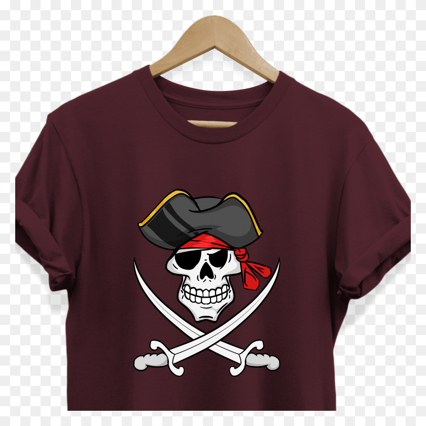1903x1903 Pirate Skull Tee Shirt For Men Women Boys Girls Kids T Shirt, Person, Human, Pirate HD PNG Download