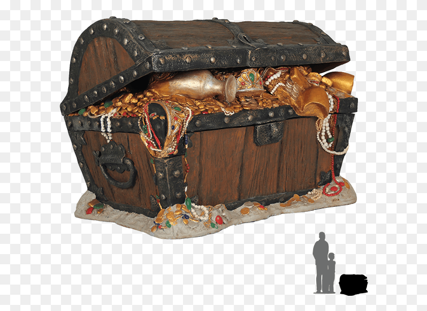 608x552 Pirate Treasure Chests Pirate Treasure Chest, Gun, Weapon, Weaponry HD PNG Download