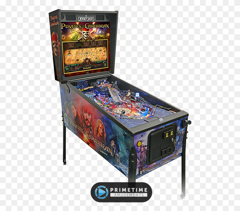 501x678 Pirates Of The Caribbean Limited Edition By Jersey Jersey Jack Pinball, Arcade Game Machine HD PNG Download