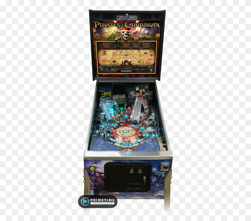 320x679 Pirates Of The Caribbean Pinball By Jersey Jack Pinball Pinball, Arcade Game Machine, Person, Human HD PNG Download