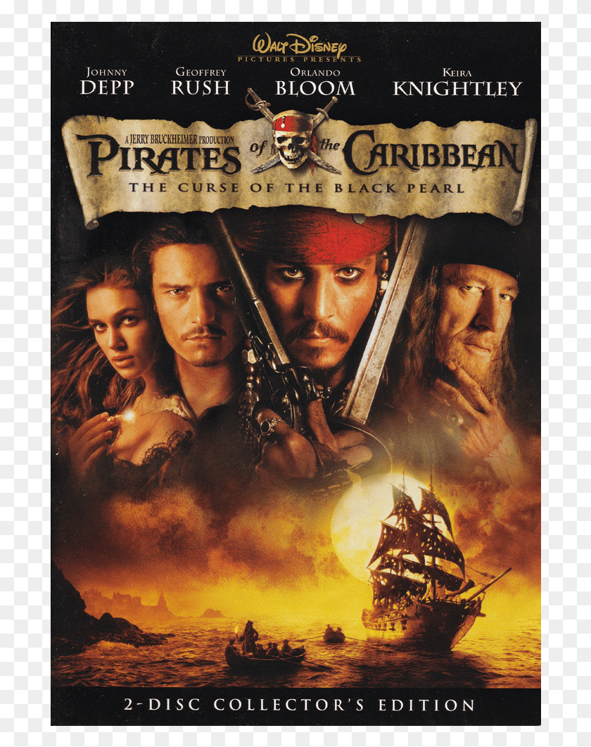 698x1001 Pirates Pirates Of The Caribbean Black Pearl Poster, Advertisement, Person, Human HD PNG Download