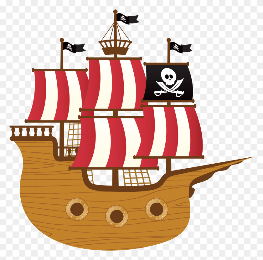 2401x2375 Pirates The Musical Google Clip Art Pirate Ship, Leisure Activities, Symbol, Crowd HD PNG Download