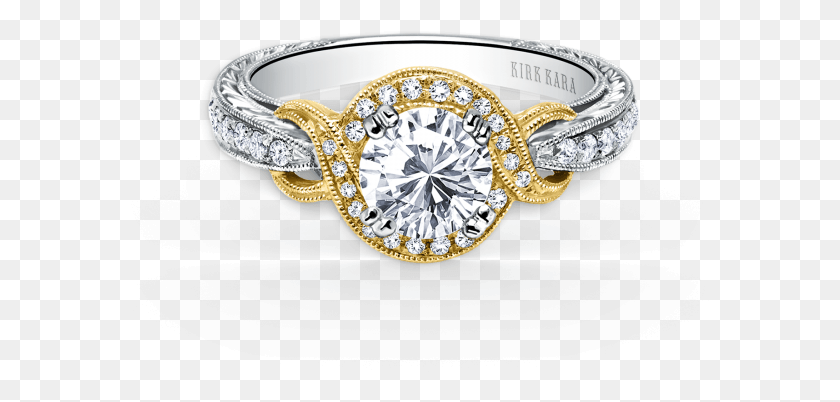 579x342 Pirouetta 18k White Gold Engagement Ring Ring, Accessories, Accessory, Diamond HD PNG Download