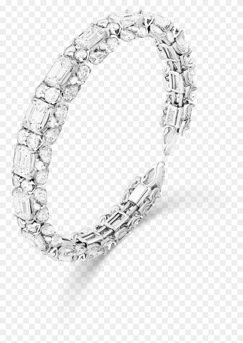 843x1219 Piroutte White Diamond Bangle Copy Body Jewelry, Accessories, Accessory, Gemstone Descargar Hd Png