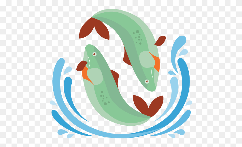 496x452 Pisces Are The Fishes With Wishes A Dreamy Water Sign Zodiac, Plant, Food, Animal HD PNG Download