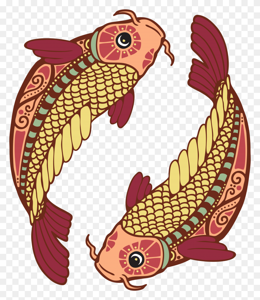 5326x6208 Png Знак Зодиака Рыбы