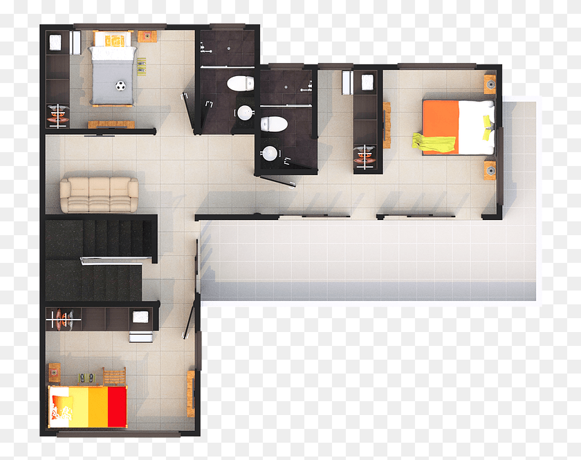 733x605 Piso Floor Plan, Floor Plan, Diagram, Plot HD PNG Download