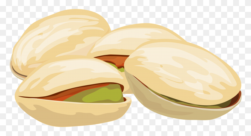 7885x4007 Pistachios Clip Art Image Fast Food, Food, Bread, Bun HD PNG Download