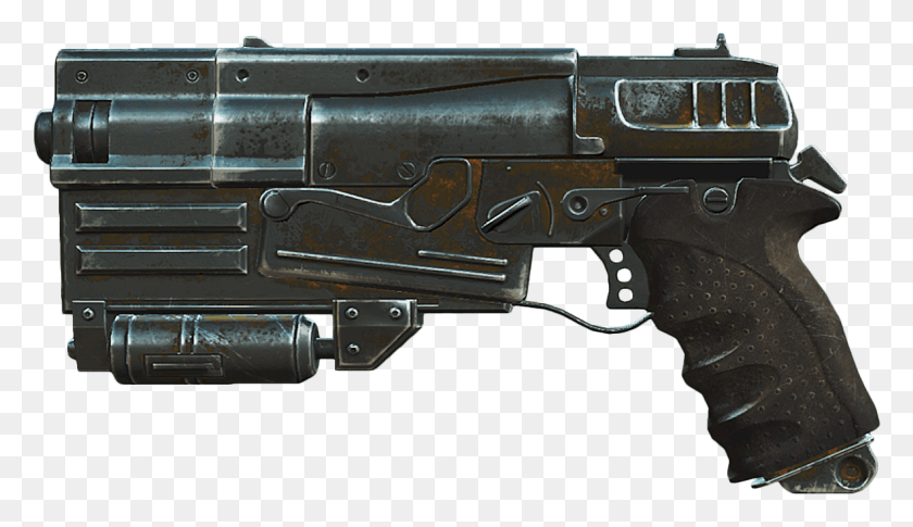 1195x652 Descargar Png Pistola 10Mm Fallout 4, Pistola, Arma, Armamento Hd Png.