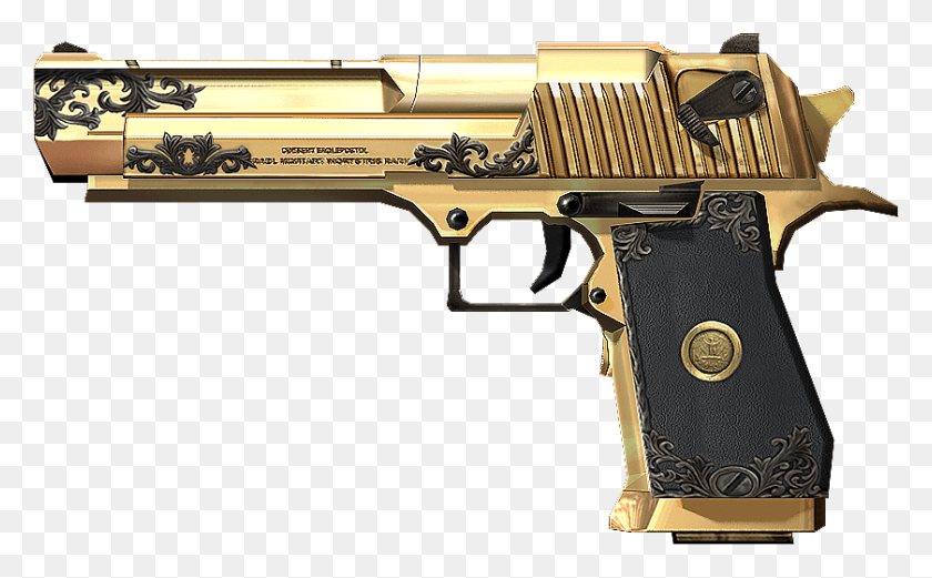 839x496 Pistola De Ouro Arma De Ouro, Handgun, Gun, Weapon HD PNG Download