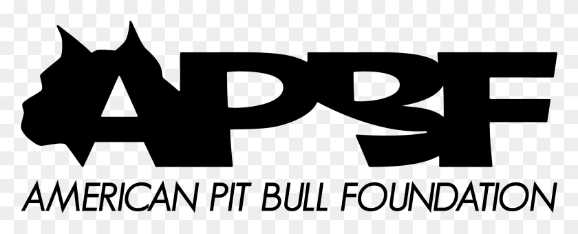 2370x853 Pitbull Logo American Pitbull Foundation, Gray, World Of Warcraft HD PNG Download