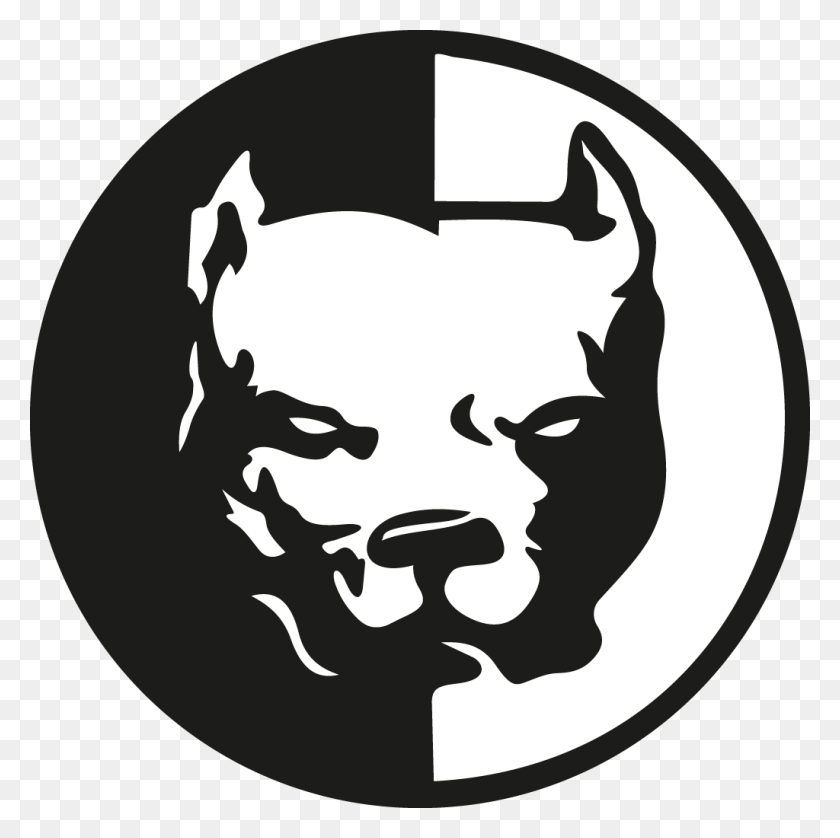 1024x1022 Логотип Pitbull Pit Bull, Трафарет, Этикетка, Текст Png Скачать