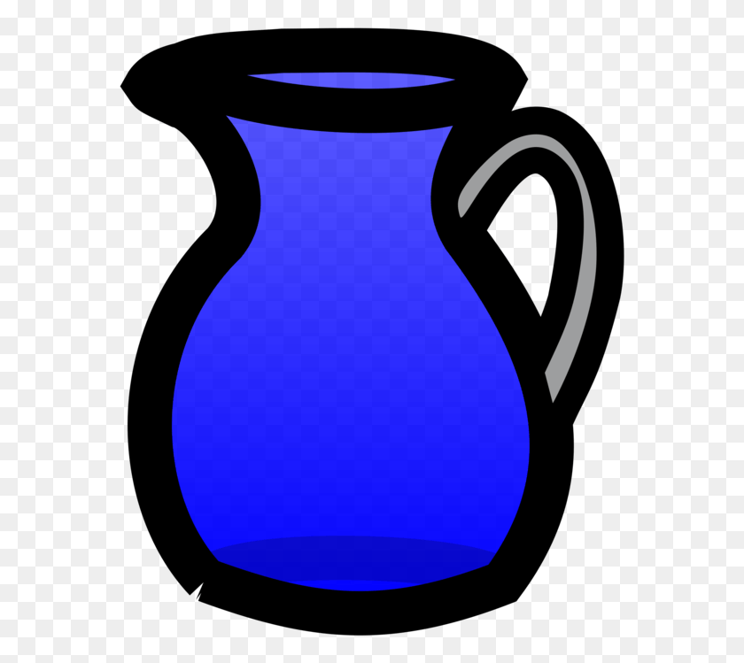 571x689 Pitcher Jug Glass Cup Water Water Mug Clipart, Jar, Vase, Pottery HD PNG Download