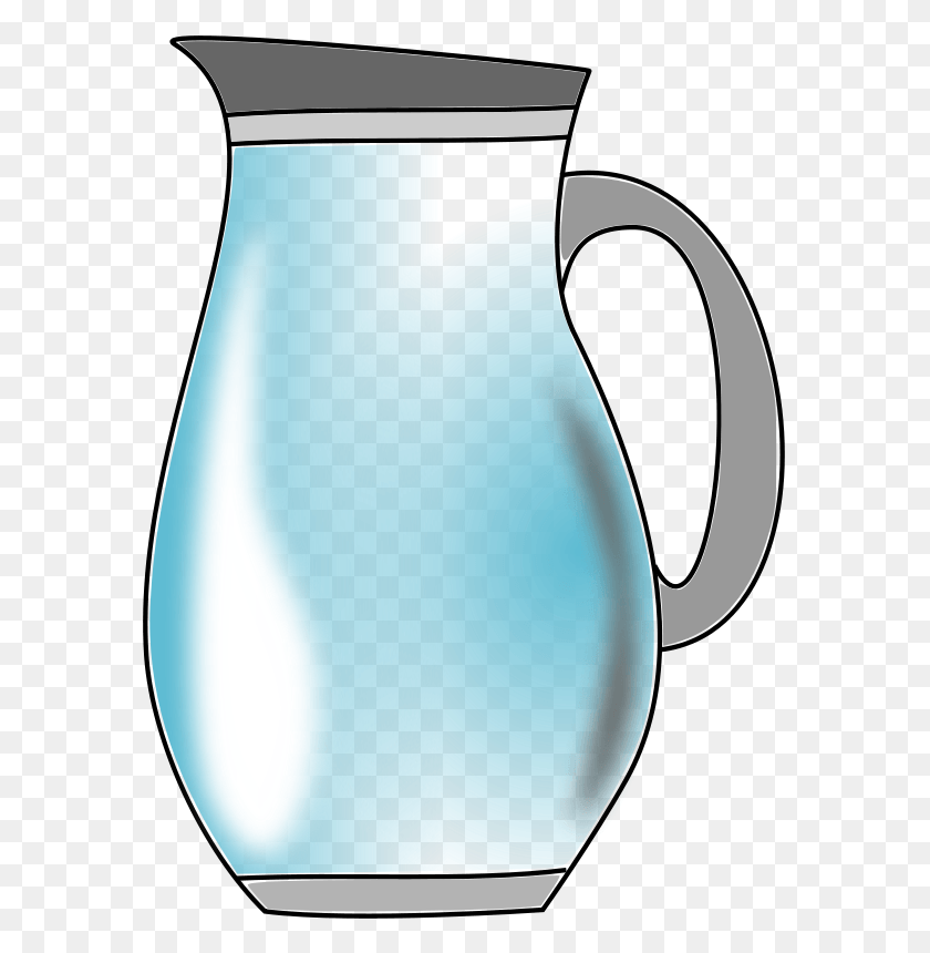 585x800 Pitcher Of Water Clipart Panda Free Images Pitcher Clipart, Jug, Water Jug, Pottery HD PNG Download