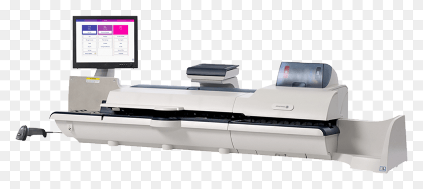 982x399 Pitney Bowes Sendpro P1500 Franking Machine Send Pro, Monitor, Screen, Electronics HD PNG Download