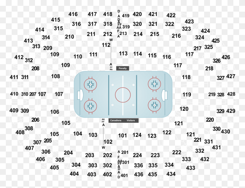 1031x774 Pittsburgh Penguins At Montreal Canadiens Game Ticket State Farm Arena Seating Chart, Spider Web, Plan, Plot HD PNG Download