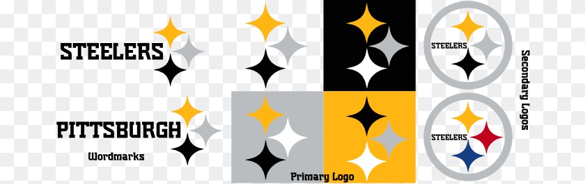700x265 Pittsburgh Steelers, Star Symbol, Symbol, Logo Clipart PNG