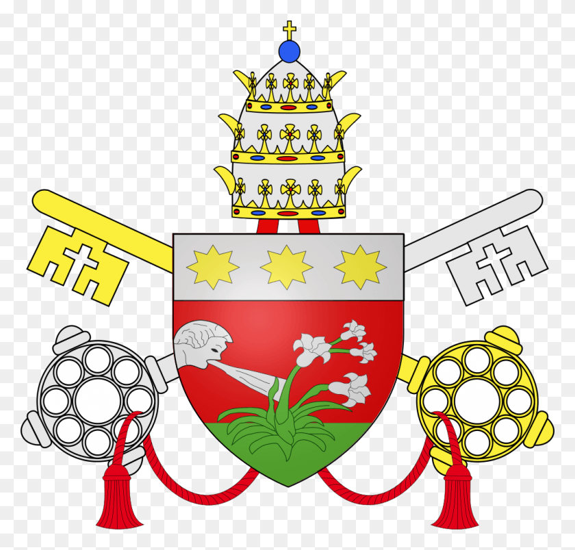 1024x977 Pius Vi Coat Of Arms Pius X Coat Of Arms, Armor, Shield, Symbol HD PNG Download