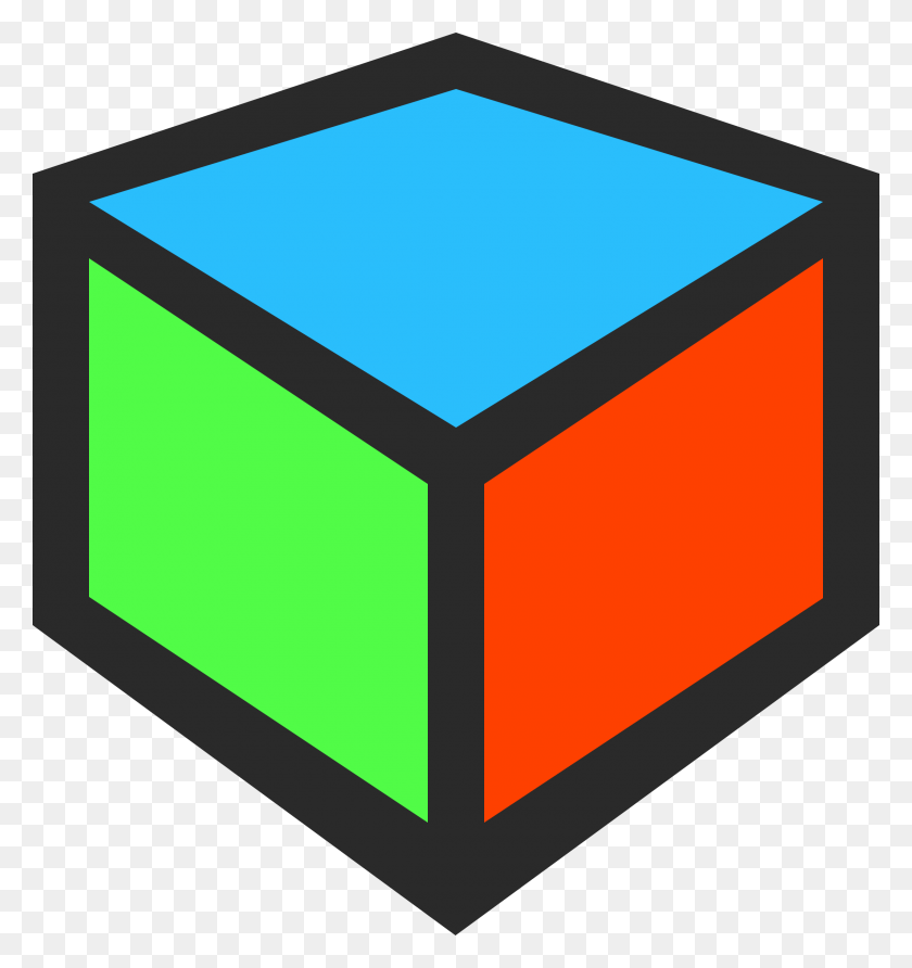 2250x2400 Descargar Png Pix For Gt 3D Cube Un Cube Clipart, Rubix Cube, Alfombra, Muebles Hd Png