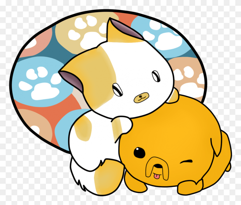 964x809 Pix For Gt Cartoon Puppies And Kittens Puppy And Kitten Cartoon, Plush, Toy, Sweets HD PNG Download