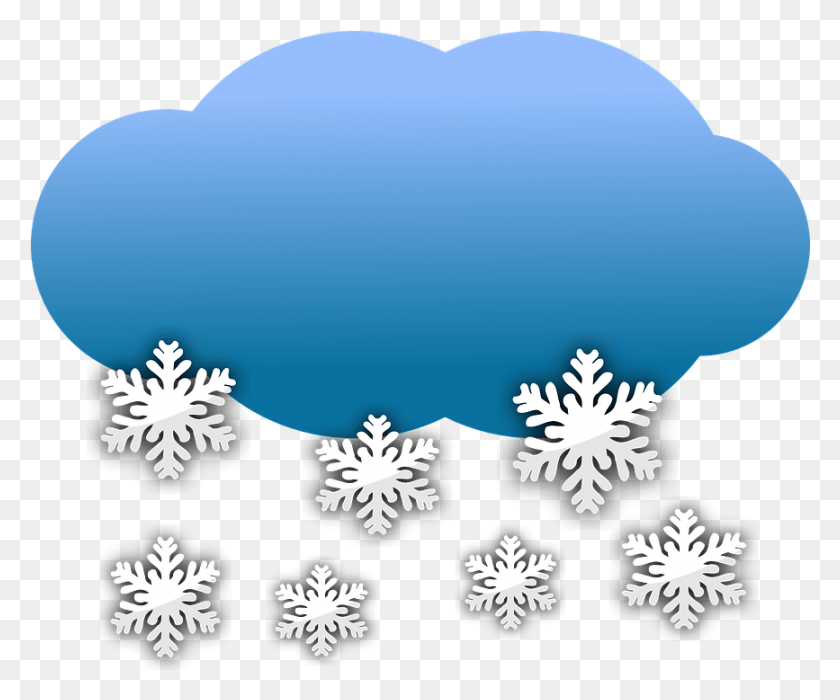 867x712 Pixabay Creative Commons Snowy Clipart, Snowflake, Balloon, Ball HD PNG Download
