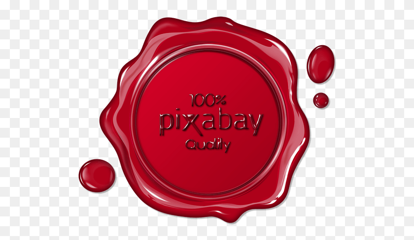 527x428 Pixabay Seal Wax Logo 100 Quality Wax Seal With Aw, Wax Seal, Ketchup, Food HD PNG Download