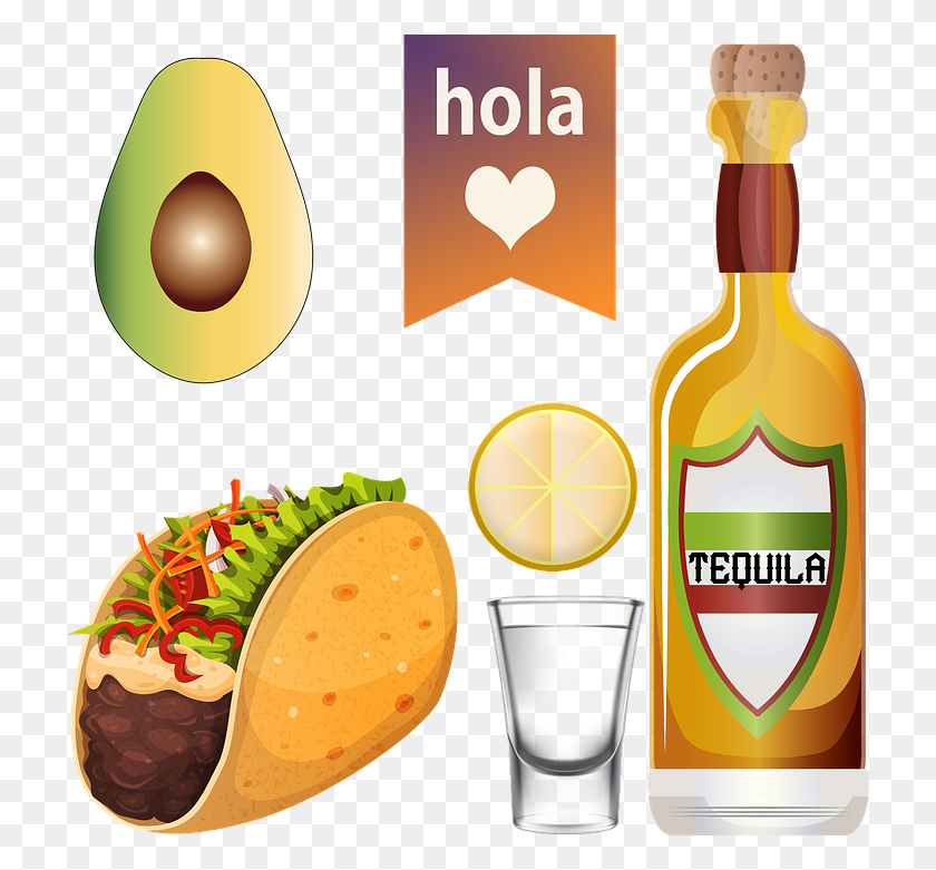 726x721 Pixabay Tequila And Avocado, Liquor, Alcohol, Beverage HD PNG Download