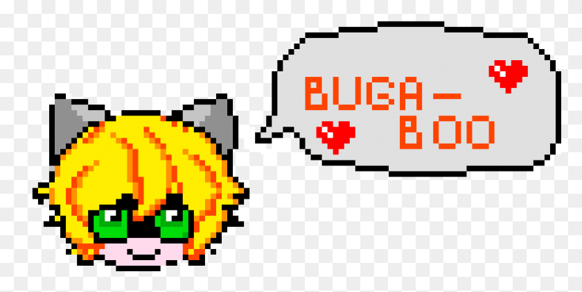 971x451 Pixel Art Chat Noir Buga Boo Lt3 Chat Noir Pixel Art, Qr Code, Plant HD PNG Download