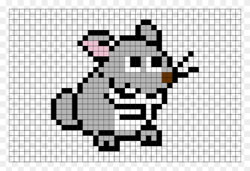 880x581 Descargar Png Pixel Art Chinchilla, Juego, Crucigrama Hd Png
