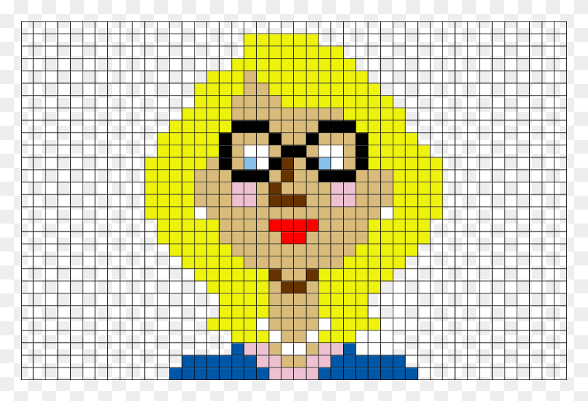 880x581 Pixel Art Facile Hello Kitty, Pac Man, Pattern HD PNG Download