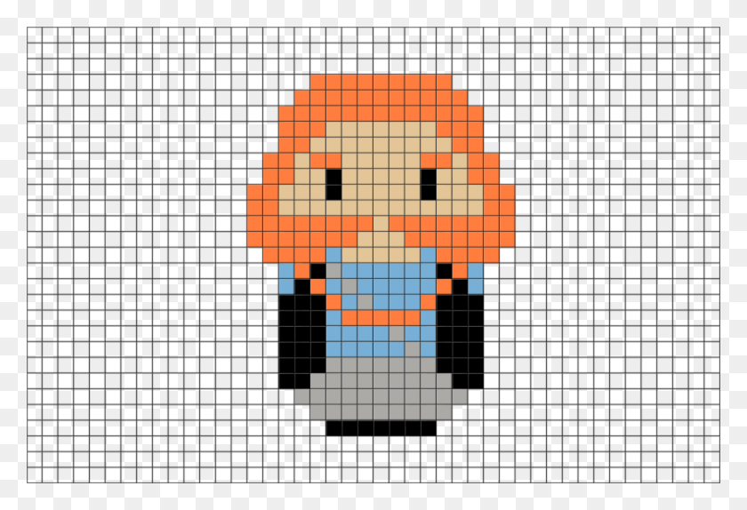 880x581 Pixel Art Harry Potter Ron, Game, Text, Jigsaw Puzzle HD PNG Download