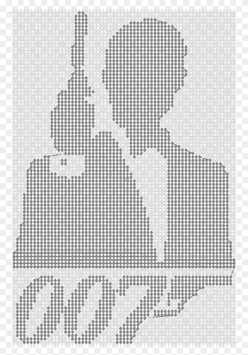 3482x5109 Pixel Art James Bond Cross Stitch, Texture, Pattern, Rug HD PNG Download