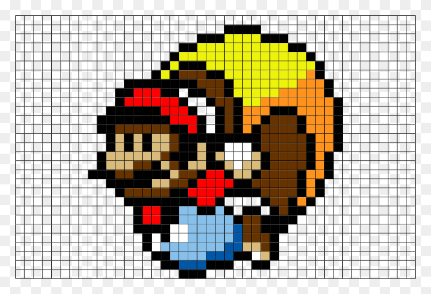 880x581 Descargar Png Pixel Art Mario Bros, Pac Man, Graphics Hd Png