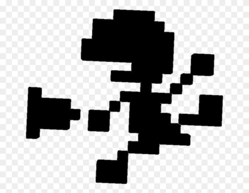 667x593 Descargar Png Pixel Art Of Mr Game Amp Watch Pixel Art, Pac Man, Laberinto, Laberinto Hd Png