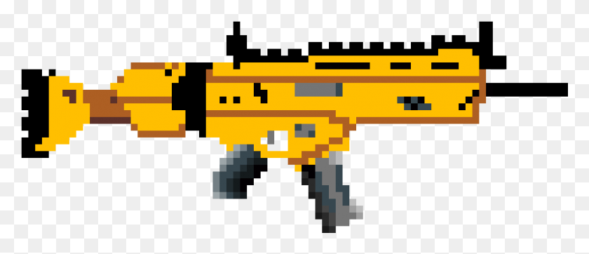 1121x435 Descargar Png Pixel Art Sniper Fortnite Png