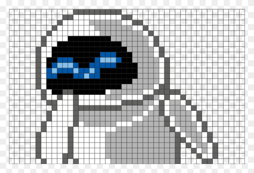 880x581 Descargar Png Pixel Art Wall E, Juego, Crucigrama Hd Png