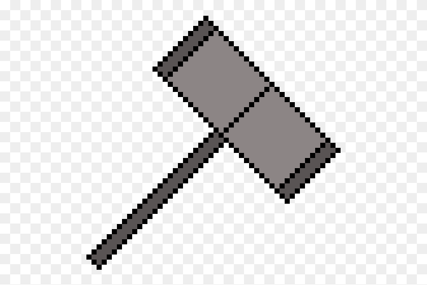 501x501 Pixel Ban Hammer Perle A Repasser Tintín, Arma, Armamento, Remos Hd Png
