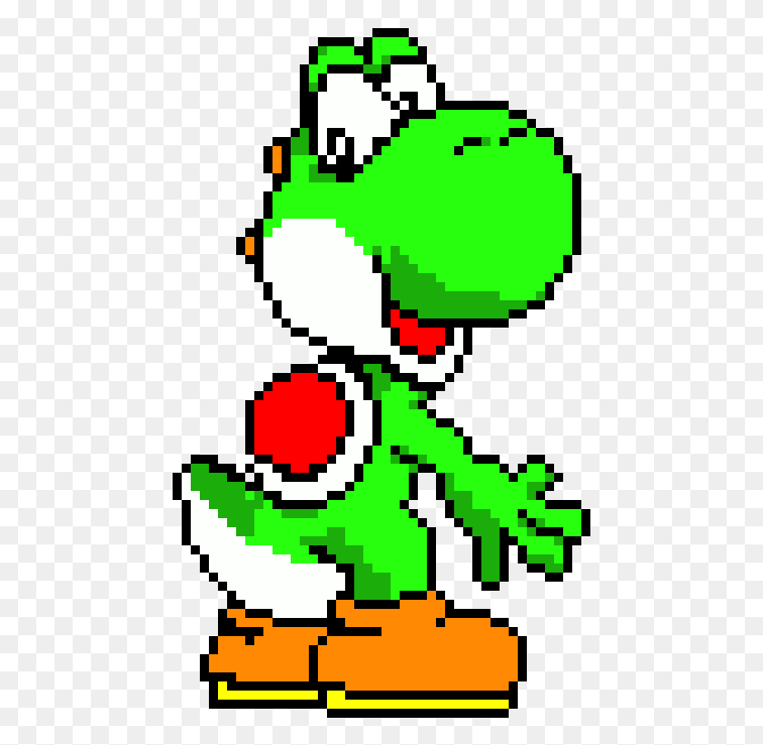 461x761 Descargar Png Pixel Clipart Yoshi Yoshi, Patrón De Punto De Cruz Gratis, Gráficos, Texto Hd Png