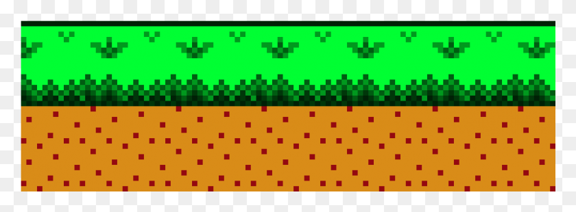 1201x385 Pixel Ground Symmetry, Planta, Vegetación, Minecraft Hd Png