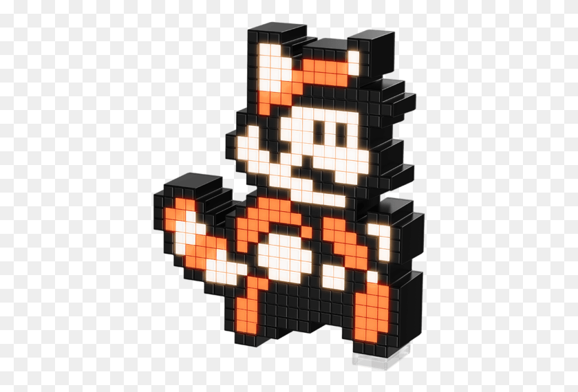 397x510 Pixel Pals Raccoon Mario, Game, Face, Photography HD PNG Download