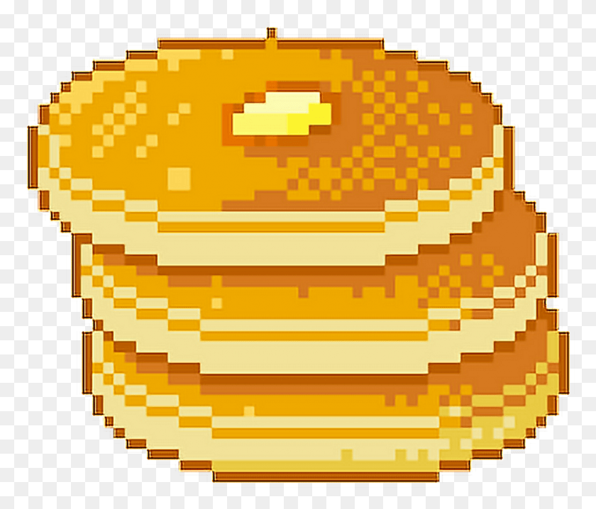 1006x849 Pixel Pixelart Eleven Strangerthings Waffles Kawaii Pixel Art Food, Bread, Pancake, Rug HD PNG Download