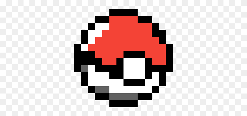 337x337 Pixel Pokeball Pixel Art En Pokball, Первая Помощь, Pac Man Hd Png Скачать
